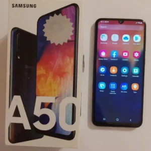 سامسونگ Galaxy A50 حافظه ۱۲۸ گیگابایت رام ۴ گیگابایت ( در حد نو )