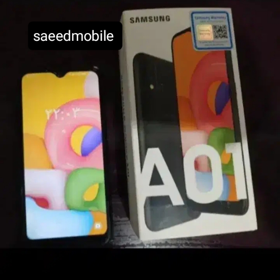 IMG_۲۰۲۶۰۴۲۲_۱۴۲۹۳۳ سامسونگ Galaxy A01 / حافظه ۳۲ گیگابایت/ رم 2 گیگابایت / در حد نو - Image 1