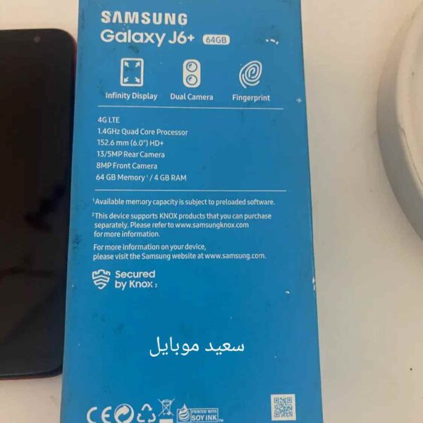 سامسونگ Galaxy J6+ / حافظه 64 گیگابایت/رم 4 گیگابایت/ در حد نو - Image 3