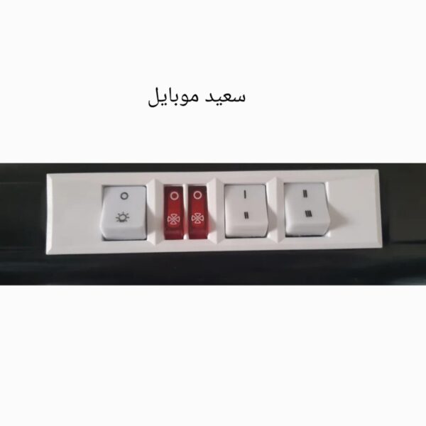 هود زیرکابینتی کن / مدل 2000 / سایز 90 سانتی / ۲ سرعته / قدرت مکش ۴۵۰ CFM - Image 3