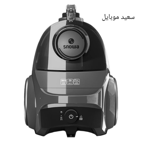 جارو برقی بدون کیسه اسنوا / مدل SVC-RS21GY / با قدرت موتور 2100 وات / تنظیم توان مکش ولومی / لوله خرطومی / چرخان 360 درجه / سیم جمع کن پدالی / پنج مرحله فیلتراسیون و برسهای چند منظوره شامل برس مبل و گردگیر - Image 2