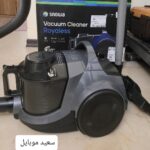 جارو برقی بدون کیسه اسنوا / مدل SVC-RS21GY / با قدرت موتور 2100 وات / تنظیم توان مکش ولومی / لوله خرطومی / چرخان 360 درجه / سیم جمع کن پدالی / پنج مرحله فیلتراسیون و برسهای چند منظوره شامل برس مبل و گردگیر - Image 3